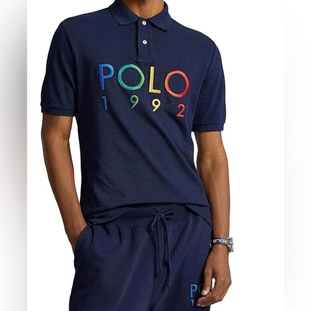 NEW Size XXL Mens POLO RALPH LAUREN Mesh Short Sleeve Polo Shirt Navy $125